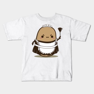 Cute Maid Potato Kids T-Shirt